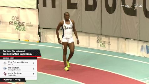 Women's 200m Invitational, Prelims 2