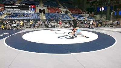 113 lbs Cons. Rd Of 32 - Brodey Lewis, Wisconsin vs Fernando Jimeno, Texas