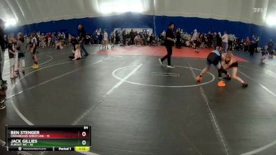 84 lbs Round 3 (3 Team) - Jack Gillies, Pursuit WC vs Ben Stenger, Crossroads Wrestling