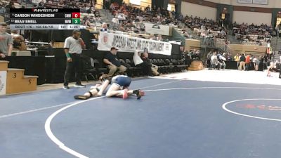 165-2A/1A Champ. Round 1 - Beau Snell, Manchester Valley vs Carson Windesheim, C. Milton Wright