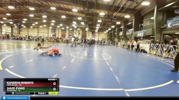 140 lbs Rd# 1 9:00am Friday - Kameron Roberts, Iowa Black vs David Evans, Scorpions