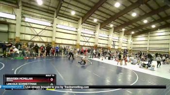 82 lbs Cons. Semi - Brayden McMillan, Ravage vs Lincoln Schwettman, Badlands Elite