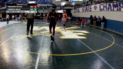 113 lbs Consolation - Eduardo De Paz, Chester vs Derrick Isaac, Cheraw