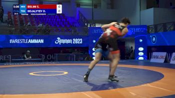 86 kg Repechage #2 - Shakjir Bislimi, North Macedonia vs Orazmuhammet Hojalyyev, Turkmenistan