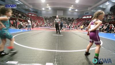 49-52 lbs Quarterfinal - Madilynn Filby, Owasso Takedown Club vs Maleaha Rowe, Ark City Takedown