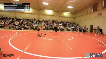 58 lbs Consolation - Cristian Pagan II, Sallisaw Takedown Club vs Liam Randolph, Gore Pirates Youth Wrestling