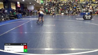 107 lbs Consy 4 - Tanner Tran, Father Ryan-TN vs Cael Muller, Notre Dame GP