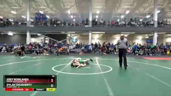 70 lbs Round 4 (6 Team) - Joey Rowlands, Bishop Watterson vs Dylan Daugherty, Clear Fork