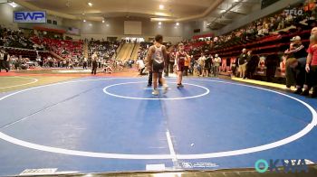 85 lbs Consolation - Kamden Turner, Owasso Takedown Club vs Bryson Harris, HURRICANE WRESTLING ACADEMY