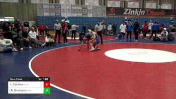 152 lbs Semifinal - Leo Contino, Buchanan vs Austin Simmons, Bakersfield