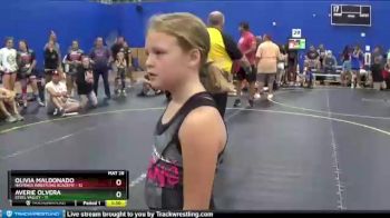 75 lbs Round 3 (6 Team) - Olivia Maldonado, Hastings Wrestling Academy vs Averie Olvera, Steel Valley