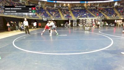 200 lbs Round Of 16 - Jonah Mckendrick, Indiana vs Caden Frake, Lewisburg