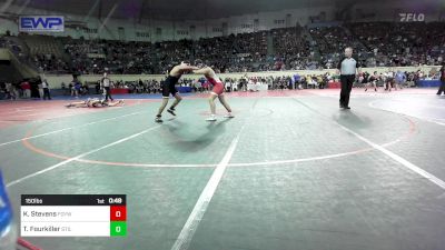 150 lbs Consi Of 64 #2 - Kolt Stevens, Fort Gibson Youth Wrestling vs Takoda Fourkiller, Stilwell