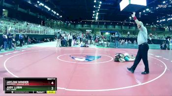 110 lbs Cons. Round 2 - Judy Lubin, Bell Creek vs Jayloni Winder, University (Orange City)
