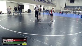 150 lbs Semis (4 Team) - Cole Condezo, Marshall/Lakeview/RTR vs Blake Stancek, Hutchinson
