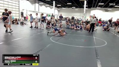 52 lbs Round 5 (6 Team) - Noah Reino, CTWHALE vs Sebastian Luthy, Mat Warriors Red