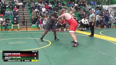 285 lbs Champ. Round 1 - Jericho Williams, Colerain vs Parker Osborne, Elyria