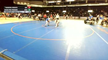 Girls 130 lbs Cons. Round 5 - Ramona Reinitz, Centralia (Girls) vs Jacelynn Friesen, McNary