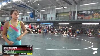 90 lbs Round 7 (10 Team) - Ethan Halstead, NC National Team vs Preston Pas, Alabama Elite Gold