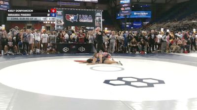 125 lbs Cons. Sub-rd Of 32 - Kiely Domyancich, Illinois vs Miranda Pineiro, New York