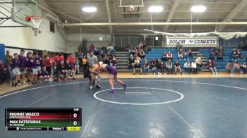 138 lbs Champ. Round 2 - Mannix Wasco, North Royalton vs Max Patsouras, St. Ignatius