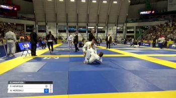 PEDRO HENRIQUE vs NICHOLAS MEREGALI 2018 World IBJJF Jiu-Jitsu Championship