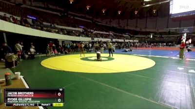 National 6-8 115 Quarterfinal - Ryder Gillispie, Poquoson Athletic Association vs Jacob Brothers, Fauquier Wrestling Club