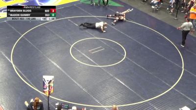 140 lbs Round Of 32 - Brayden Slugg, Northern York vs Mason Quimby, Bald Eagle Area