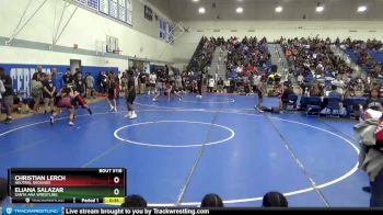 108 lbs Cons. Round 2 - Eliana Salazar, Santa Ana Wrestling vs Christian Lerch, Neutral Grounds