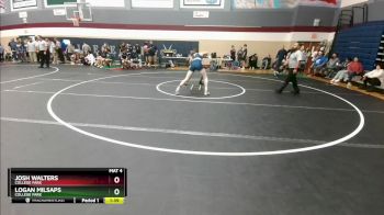 144 lbs Round 3 - Josh Walters, College Park vs Logan Milsaps, College Park