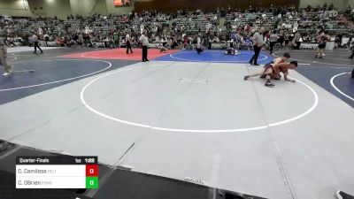 137 lbs Quarterfinal - Carter Camilosa, Delta Wrestling Club vs Cole OBrien, Ponderosa