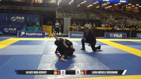 Laura Michelle Bresemann vs Lia Kate Knox-Hershey 2025 Pan Jiu Jitsu IBJJF Championship
