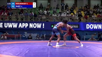 55 kg Qualif. - Sardor Kholmurzaev, Uzbekistan vs Jayden Raney, United States