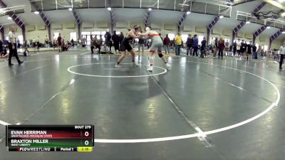 149 lbs Cons. Round 4 - Evan Herriman, Unattached-Michigan State vs Braxton Miller, West Liberty