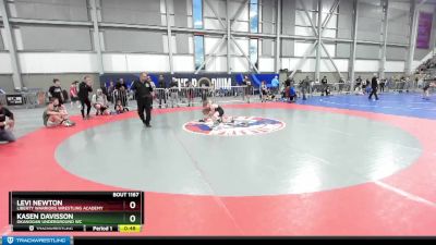 70 lbs Cons. Round 3 - Levi Newton, Liberty Warriors Wrestling Academy vs Kasen Davisson, Okanogan Underground WC