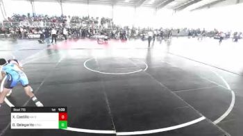 72 lbs Rr Rnd 1 - Xavier Castillo, NM Bad Boyz vs Devin Delegarito, Stout Wr Ac