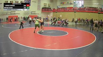 285 lbs Champ. Round 1 - Bryan Soto, Richland vs Lukas Quade, Bend