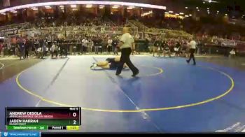 1A 138 lbs Quarterfinal - Andrew DeSola, American Heritage (Delray Beach) vs Jaden Harrah, Island Coast