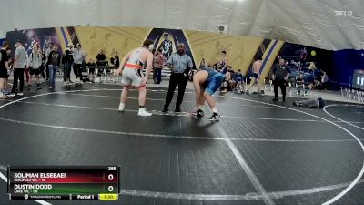 285 lbs Round 5 (8 Team) - Dustin Dodd, Lake WC vs Soliman Elsebaei, Disciples WC