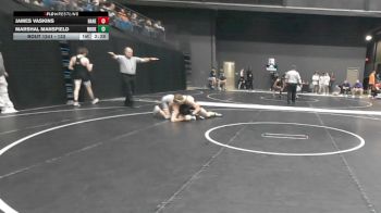 133 lbs Cons. Round 2 - James Vaskins, Hastings (Neb.) vs Marshal Mansfield, Northeast Oklahoma