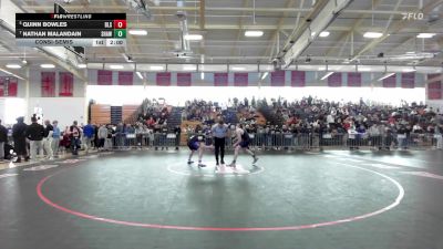 190 lbs Consolation - Quinn Bowles, Boston Latin vs Nathan Malandain, Shawsheen