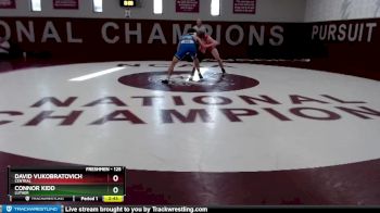 125 lbs Cons. Semi - Connor Kidd, Luther vs David Vukobratovich, Central