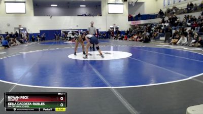 126G Cons. Semi - Keila Dacosta-Robles, Colony High School vs Rowan Peck, Soldotna