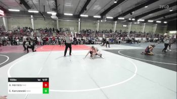 150 lbs Round Of 16 - Alex Herrera, Pikes Peak Warriors vs Colton Karczewski, WAR Wrestling Club