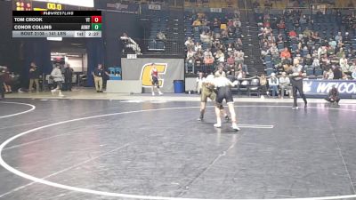 141 lbs 3rd Place - Tom Crook, Virginia Tech vs Conor Collins, Army