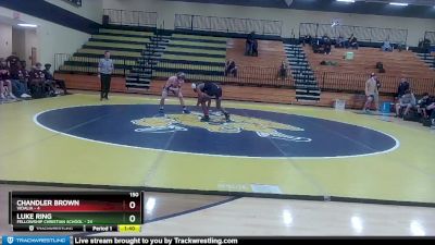 150 lbs Quarters & 1st Wb (16 Team) - Chandler Brown, Vidalia vs Luke Ring, Fellowship Christian School