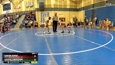 84 lbs Round 1 (8 Team) - Carter Marsh, Delta Wrestling Club Inc. vs Cayson Carmichael, Oak Hill Wrestling Club