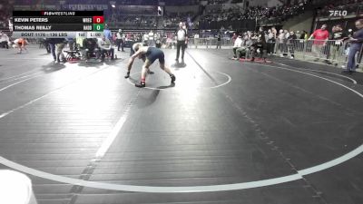 136 lbs Consi Of 16 #1 - Kevin Peters, Wrecking Crew Wrestling Academy vs Thomas Reilly, Haddonfield
