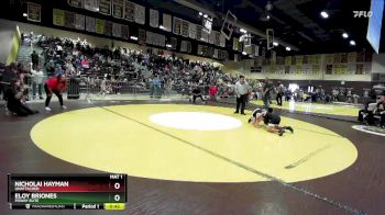 82 lbs Semifinal - Nicholai Hayman, Unattached vs Eloy Briones, Poway Elite