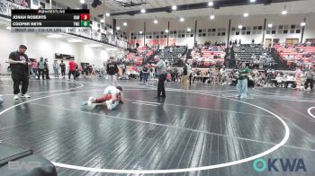 110-120 lbs Rr Rnd 2 - Jonah Roberts, Raw Wrestling Club vs Cooper Keys, Tahlequah Wrestling Club